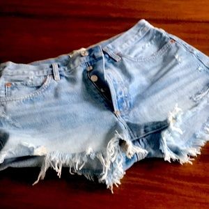 Agolde Swapmeet denim shorts